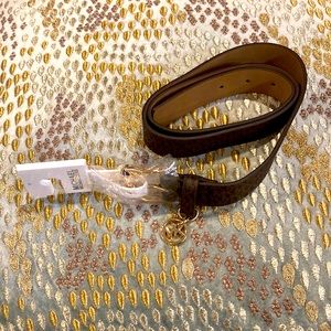 BN Michael Kors Signature and Logo Reversible Belt